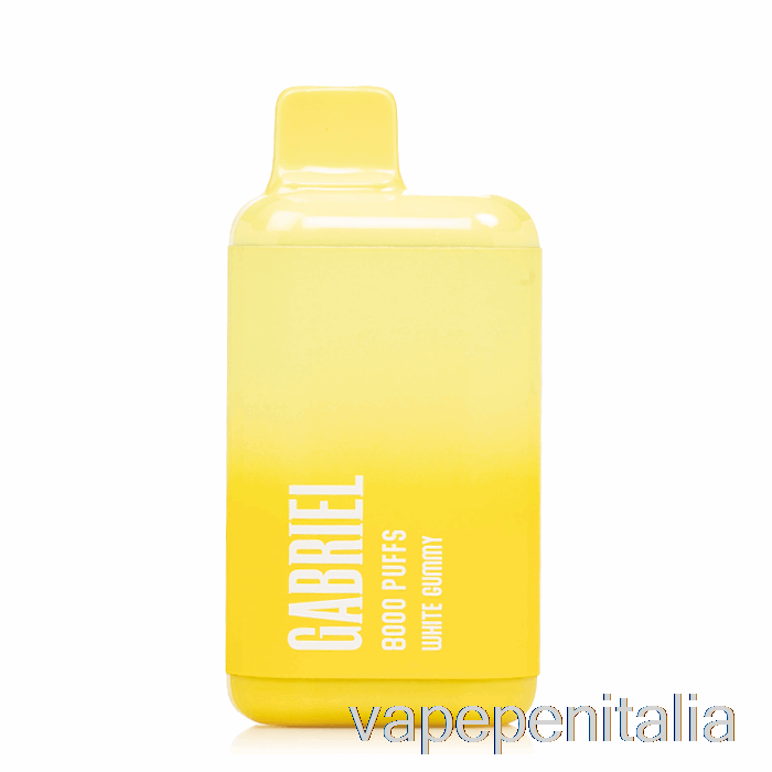 Scatola Vape Mod Uwell Gabriel Bf8000 Gommosa Bianca Usa E Getta